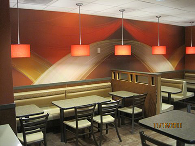 Seattle area wallcovering and mural installation